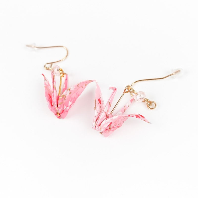 Boucles d’Oreilles Origami Pinku