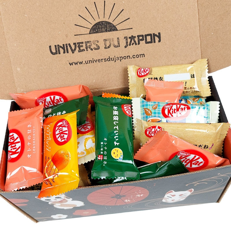Box KitKat découverte (Contenant 40 KitKats du Japon) - Bonbon Japon