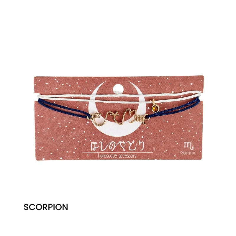 Bracelet Japonais Signe du Zodiaque - Scorpion