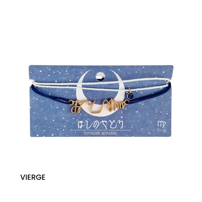 Bracelet Japonais Signe du Zodiaque - Vierge