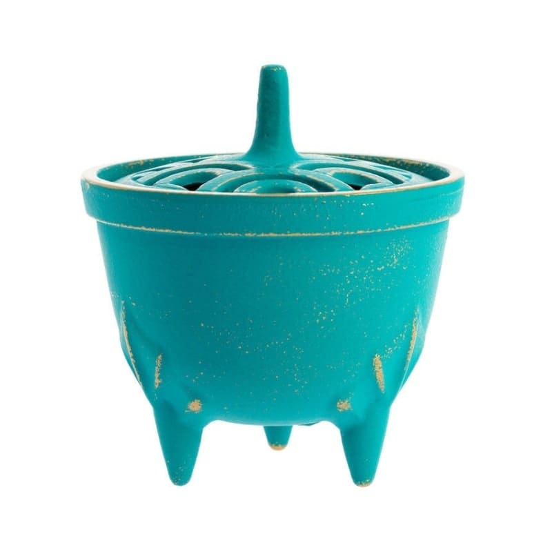 Brûleur d’Encens Fonte Iwachu Turquoise