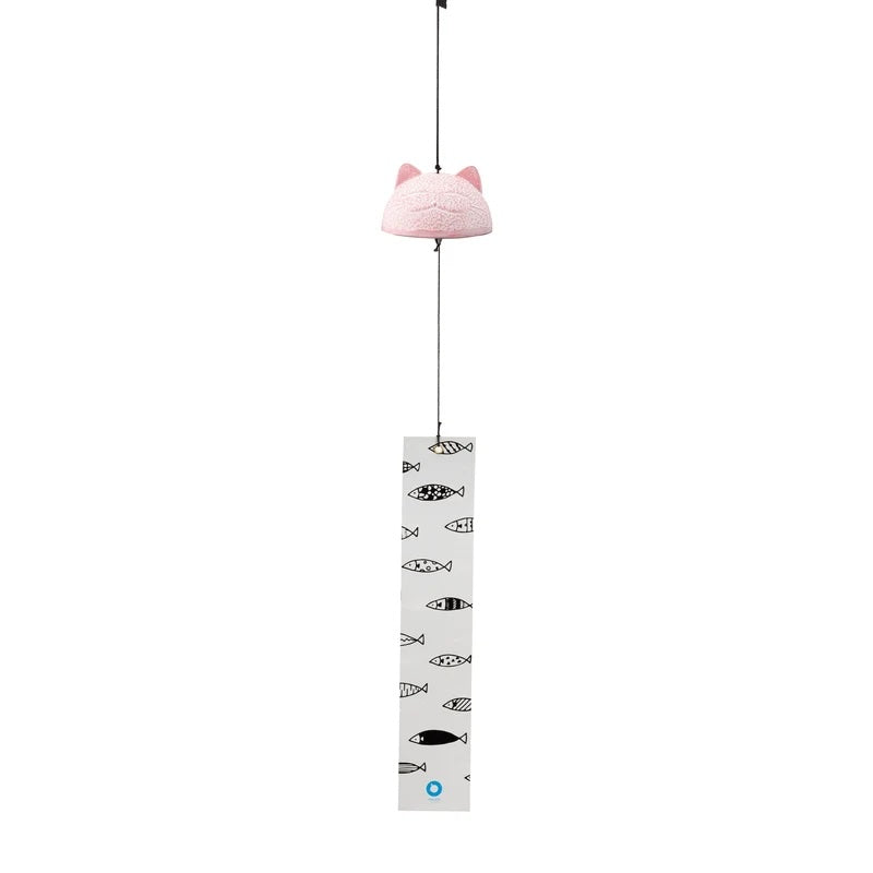 Carillon Japonais Chat Rose Neko Momo