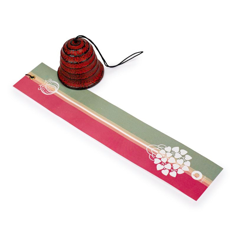 Carillon Japonais Fūrin Hamon Rouge
