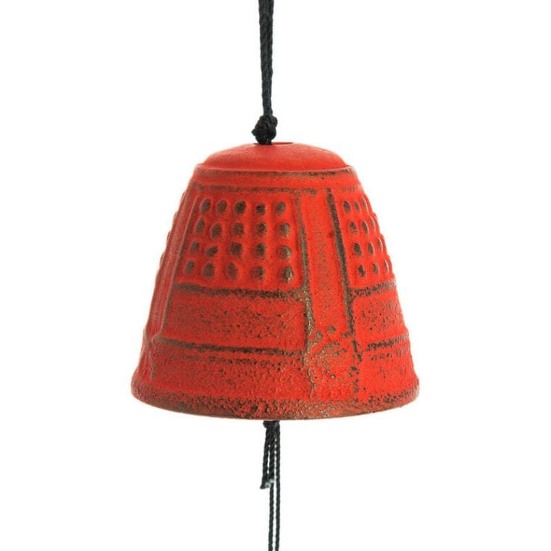Carillon Japonais Furin Iwachu Rouge - 4,5 cm