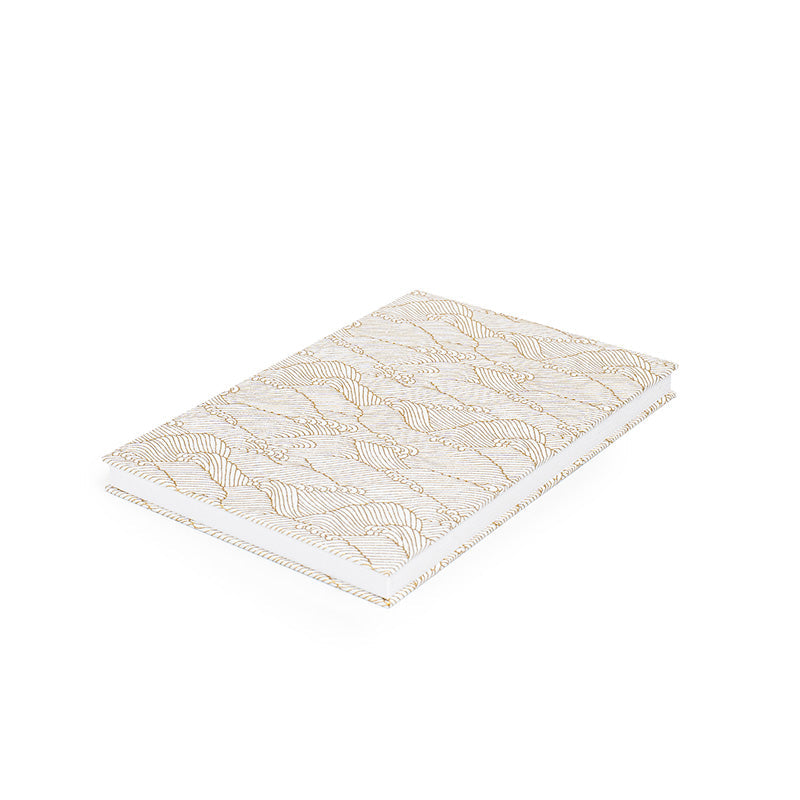 Carnet Japonais Goshuin Mino Washi Blanc Vagues