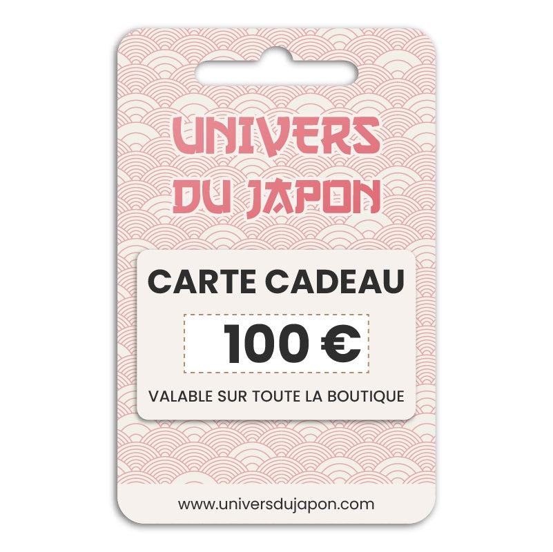 Carte Cadeau Univers du Japon - 100,00 €