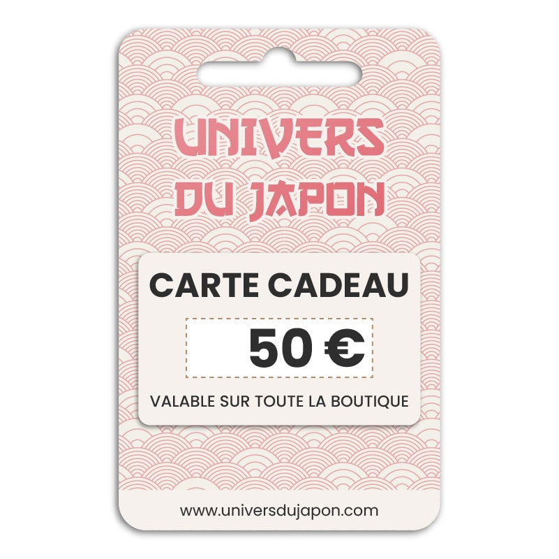 Carte Cadeau Univers du Japon - 50,00 €