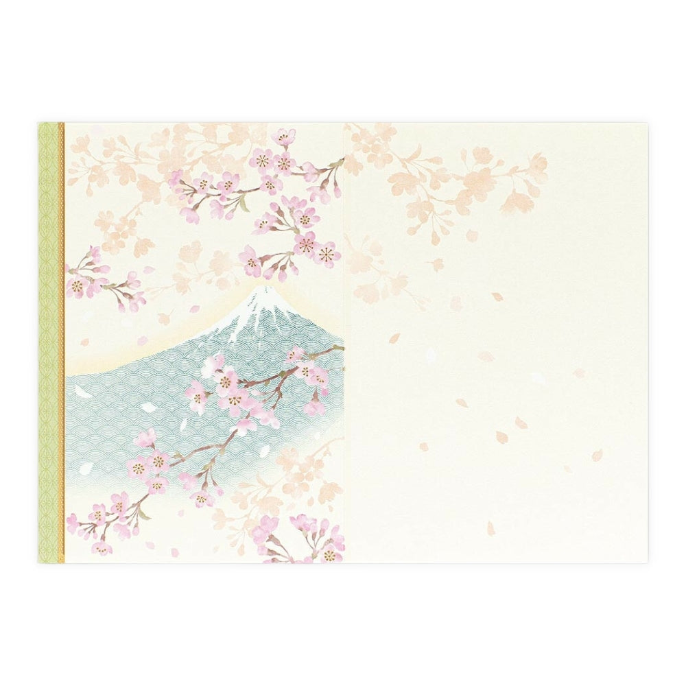 Carte Japonaise Mont Fuji et Cerisiers
