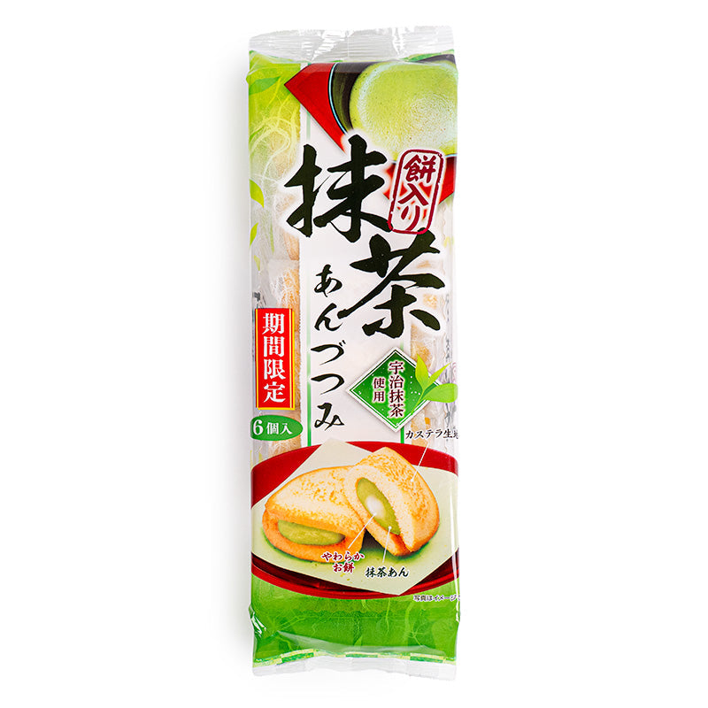 Castella Japonais Fourré Matcha d’Uji & Mochi