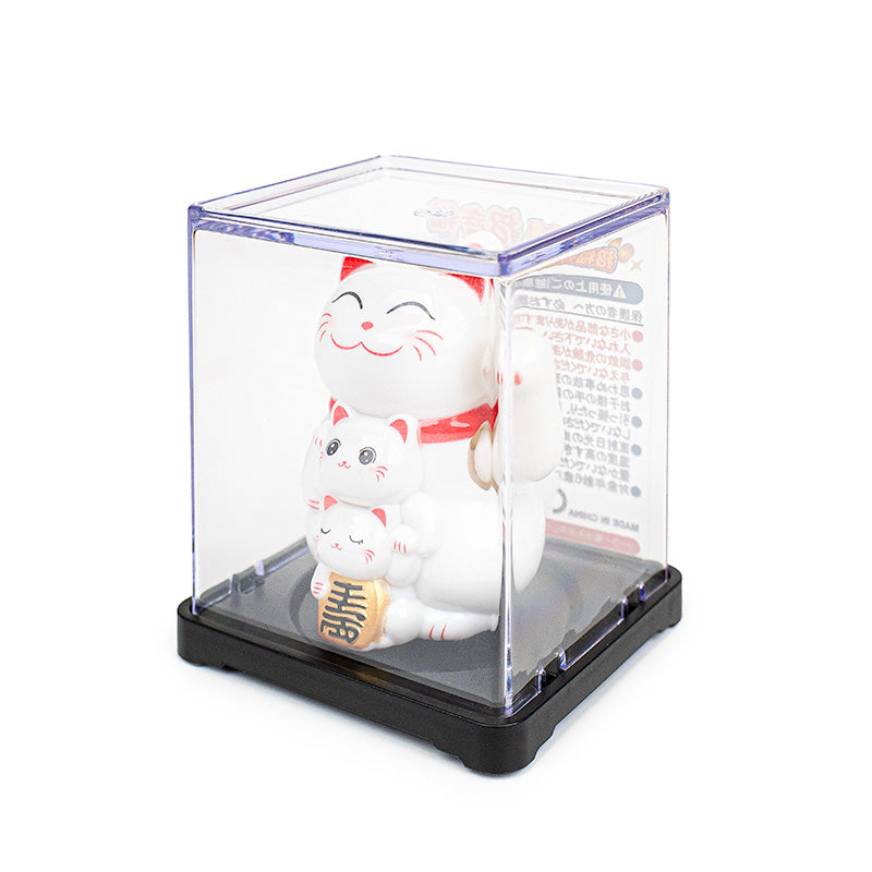 Chat Maneki Neko Solaire Articulé - Famille