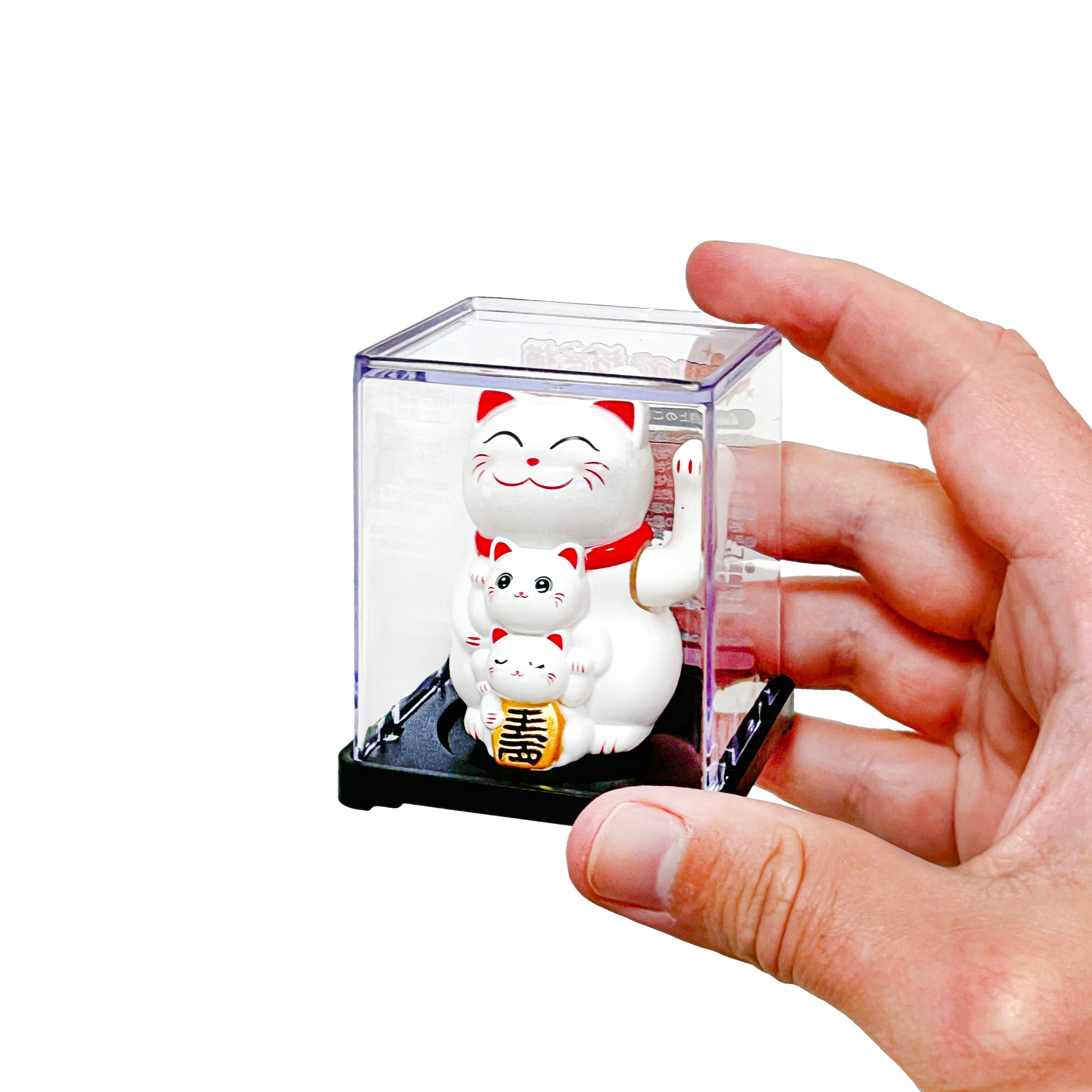 Chat Maneki Neko Solaire Articulé - Famille