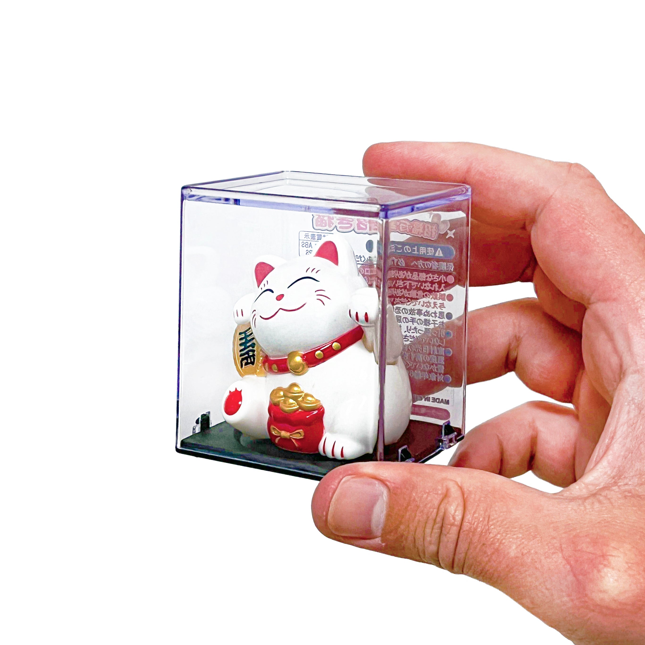 Chat Maneki Neko Solaire Articulé - Fortune