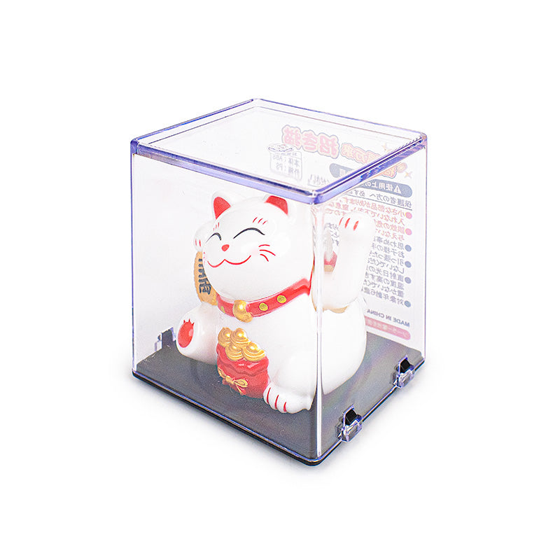 Chat Maneki Neko Solaire Articulé - Fortune