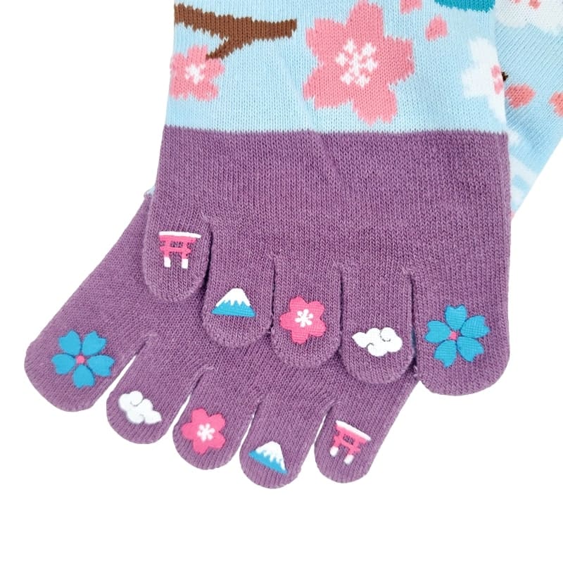 Chaussettes 5 Doigts Mont Fuji - EU 36-39