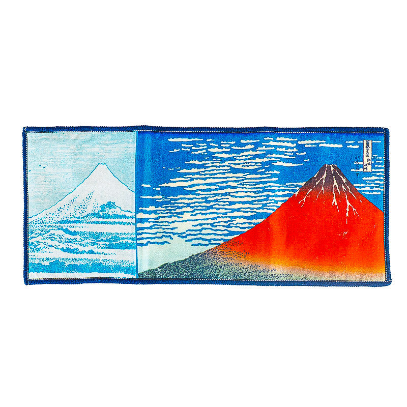 Chiffon Lunettes Hokusai Fuji Rouge