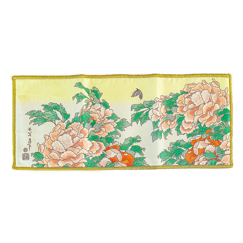 Chiffon Lunettes Hokusai Pivoines