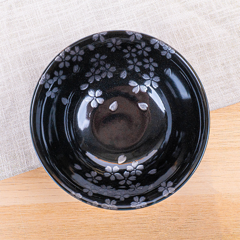 Coffret 2 bols Japonais noir et blanc