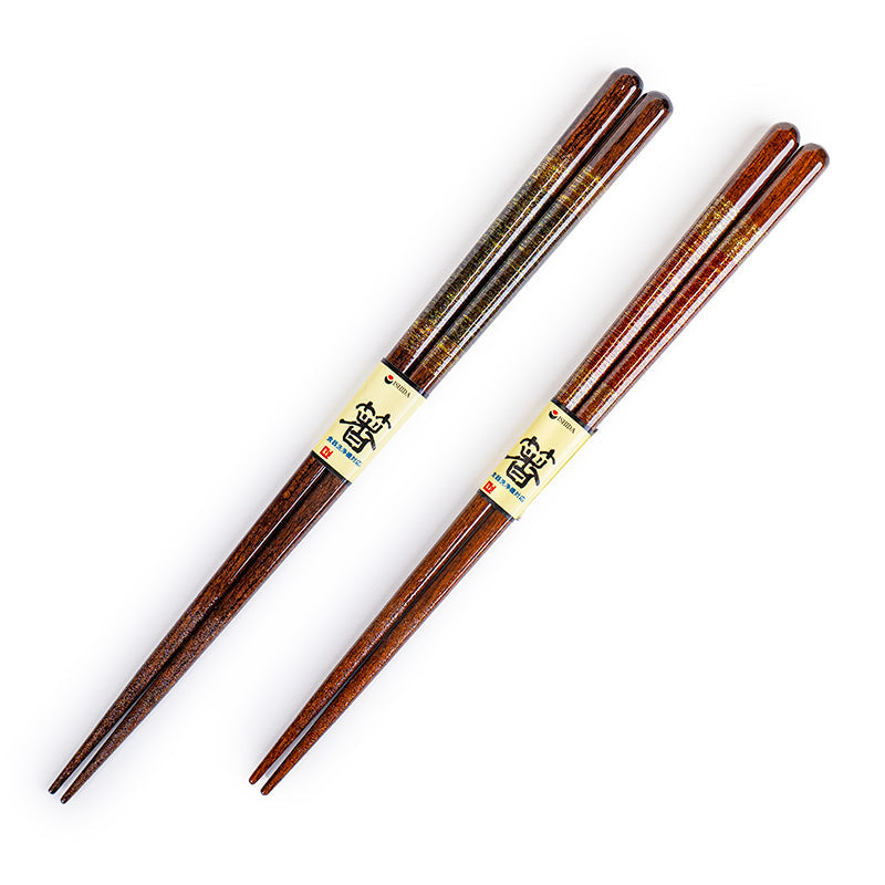 Coffret 2 Paires Baguettes Japonaises avec Dorures