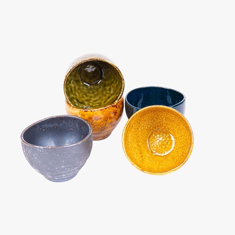 Coffret 5 Tasses Japonaises Hannari