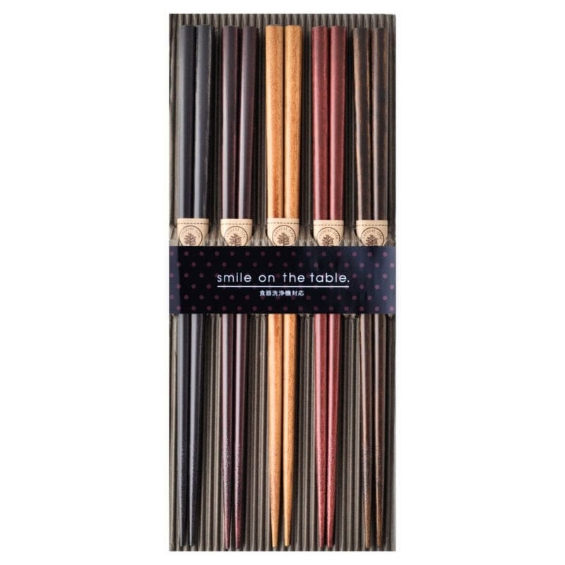 Coffret Baguettes Japonaises en Bois