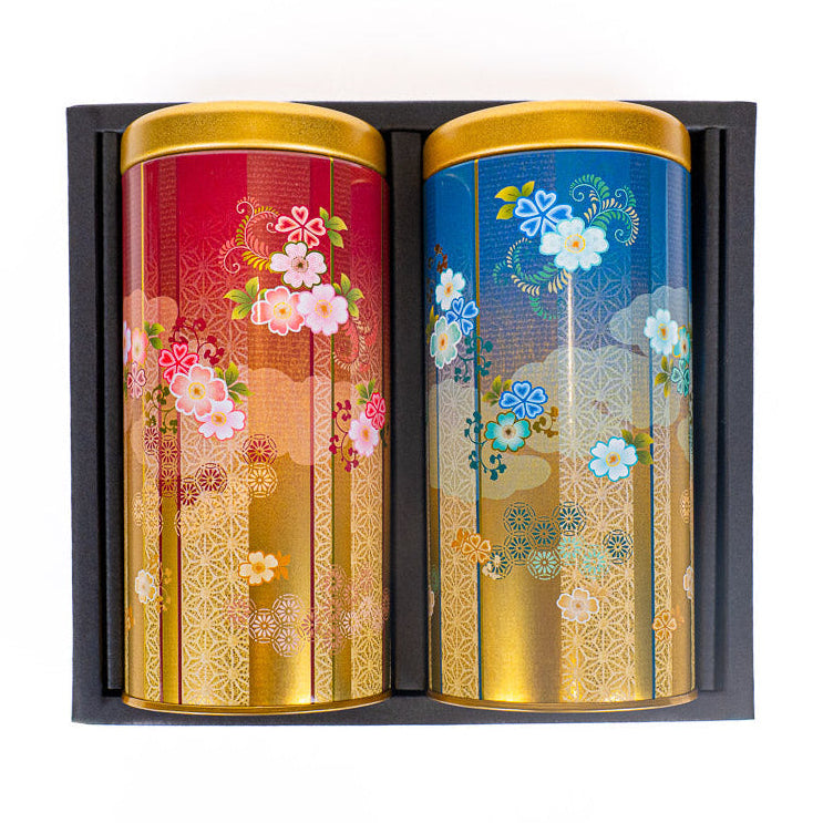 Coffret Deux Boîtes à Thé Métal Bokashi
