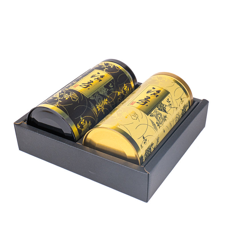 Coffret Deux Boîtes à Thé Métal Gentaku
