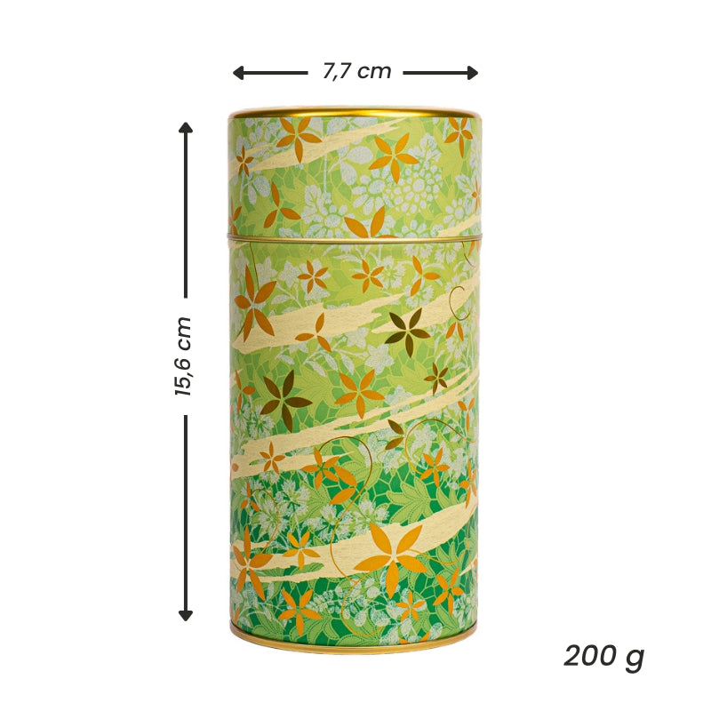 Coffret Deux Boîtes à Thé Métal Imprimé Floral