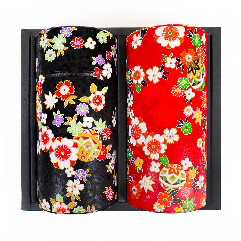 Coffret Deux Boîtes à Thé Papier Washi