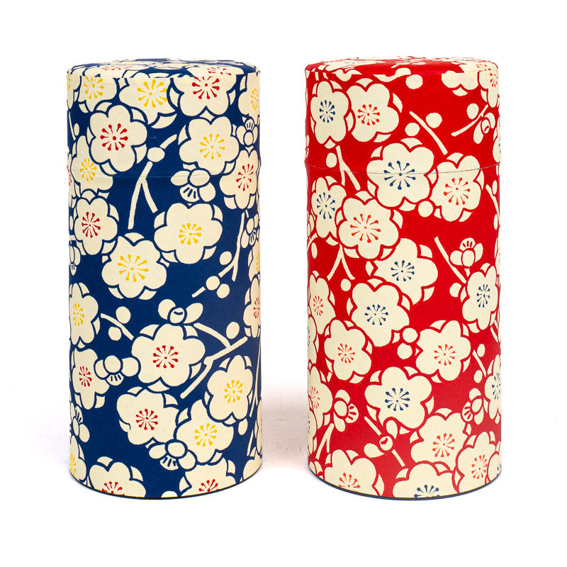 Coffret Deux Boîtes à Thé Papier Washi Ume