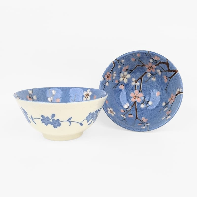 Coffret Petits Bols Japonais Fuji Sakura