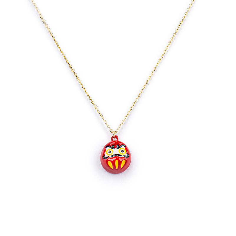 Collier Japonais Pendentif Petit Daruma