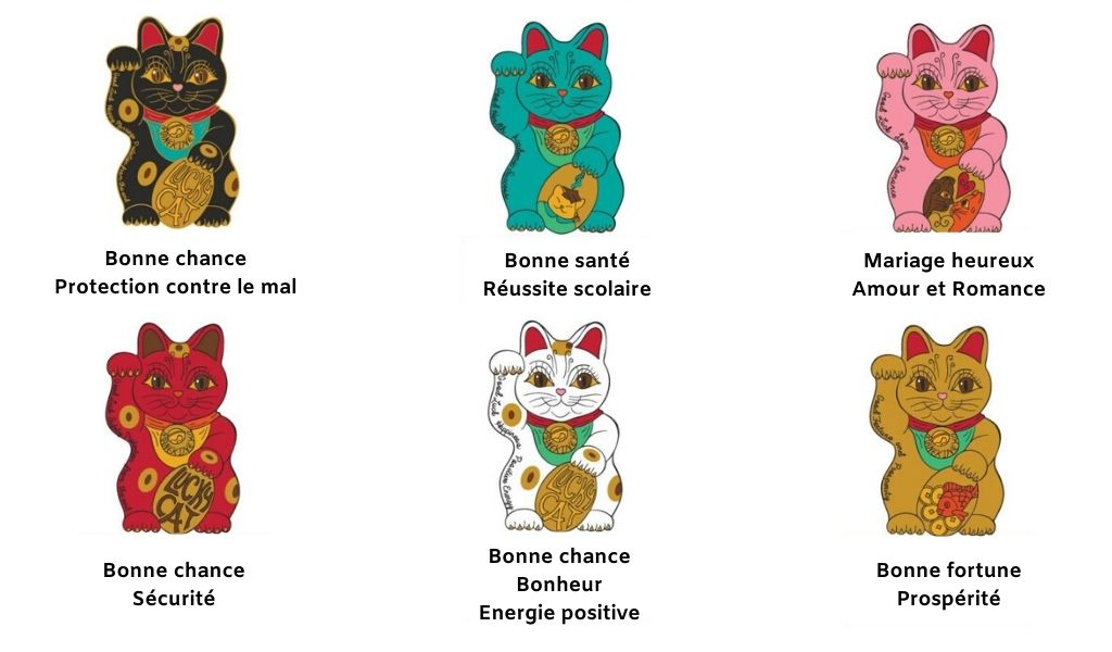 couleur maneki neko