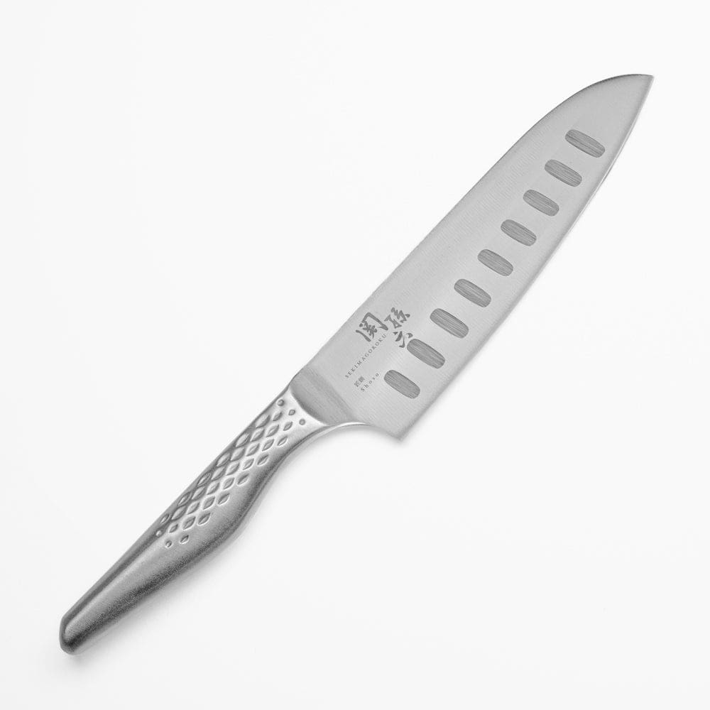 Couteau japonais Santoku KAI Seki Magoroku Shoso – Lame alvéolée 16,5 cm