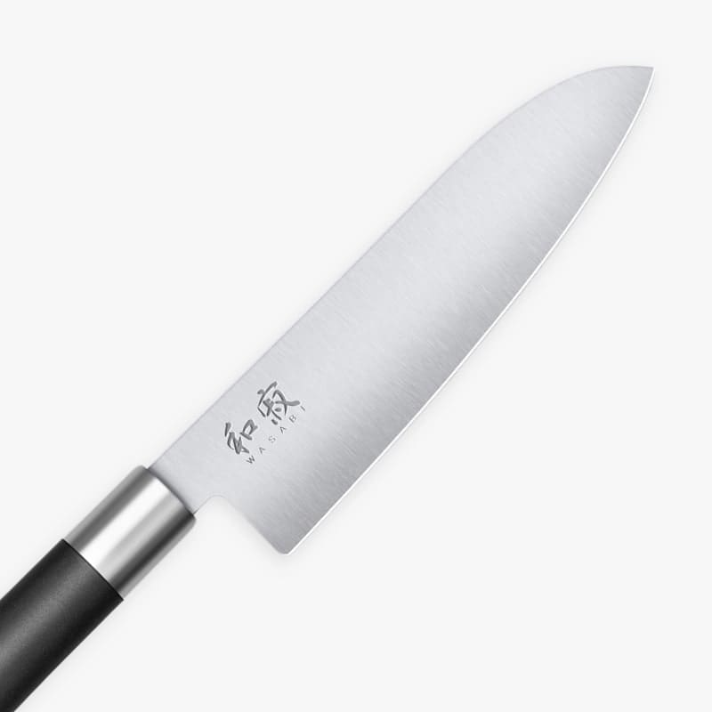 Couteau Santoku Wasabi Black 16,5 cm