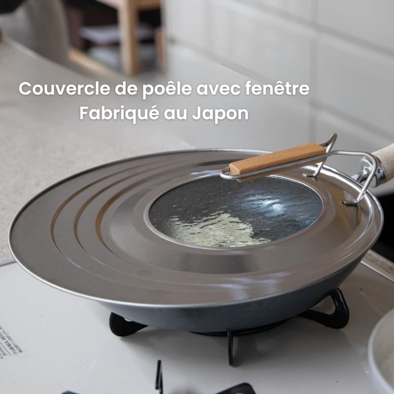 Couvercle Japonais Plat 20~26 cm