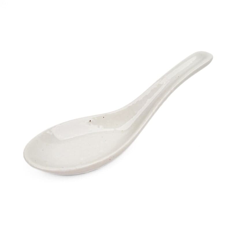 Cuillère à Ramen Porcelaine Kohiki Blanc