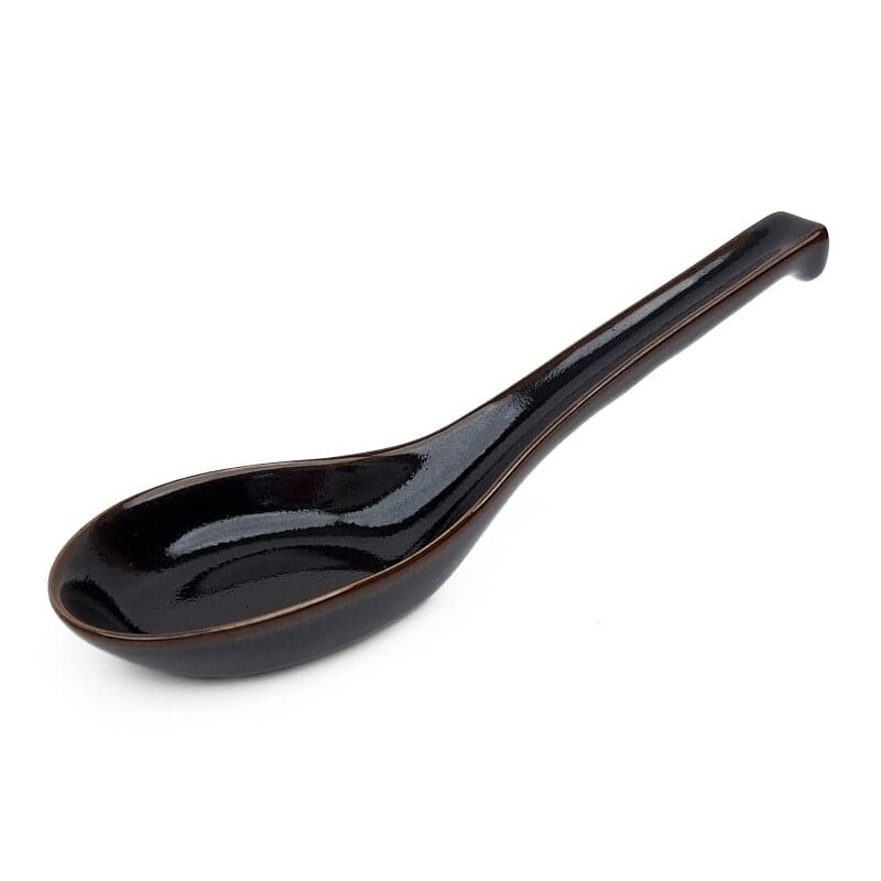 Cuillère à Ramen Tenmoku Noir