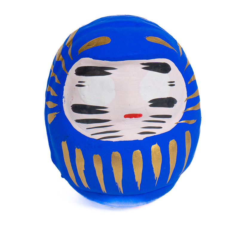 Daruma Japonais 6 cm - Coloris multiples Bleu