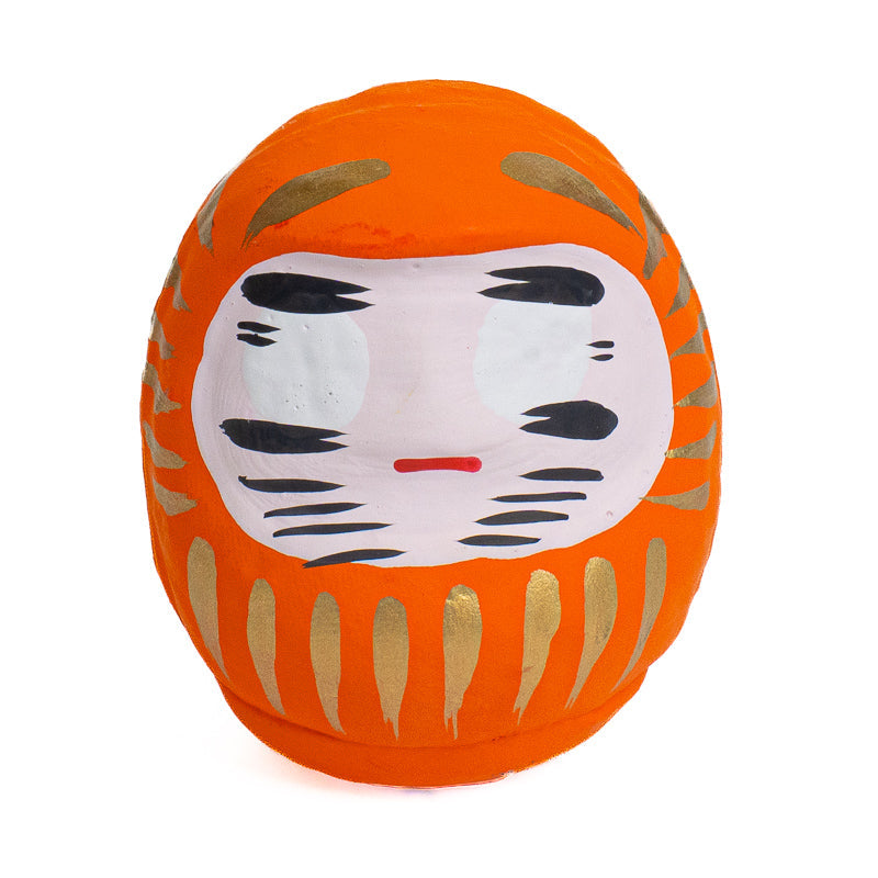 Daruma Japonais 6 cm - Coloris multiples Orange