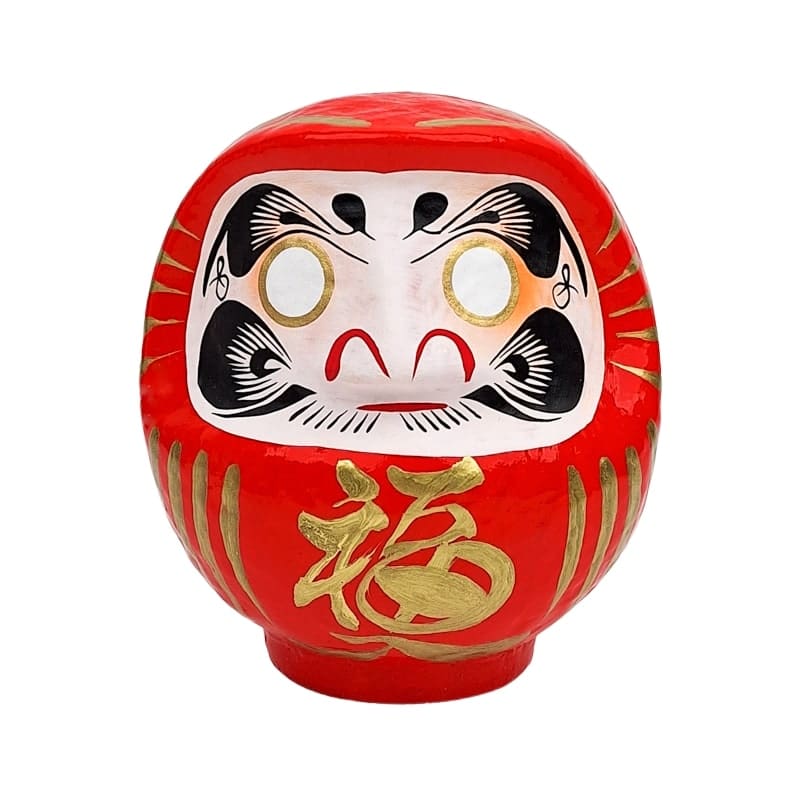 Daruma Japonais Rouge - 9 à 15 cm - 12 cm
