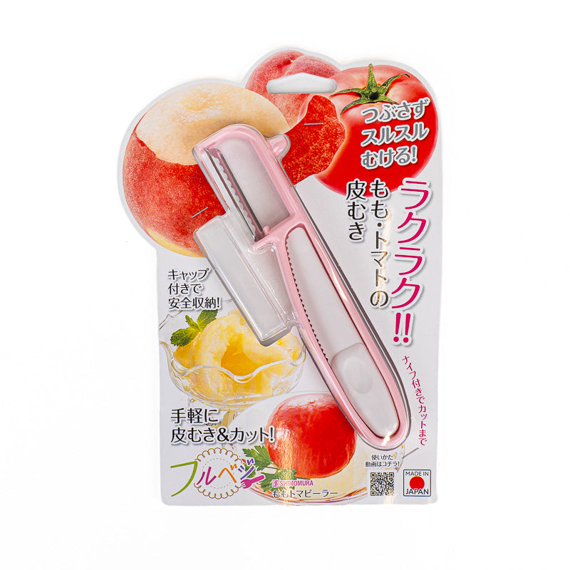 Éplucheur Japonais Lame Ondulée Pêches et Tomates
