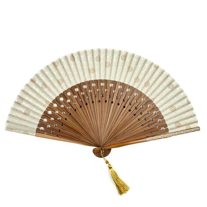 Éventail Japonais Beige