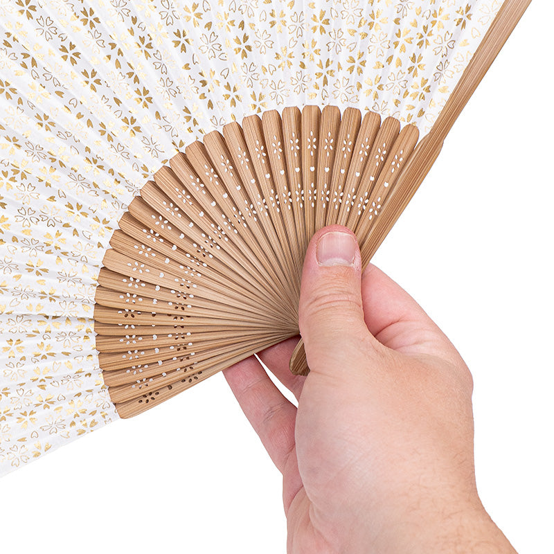 Éventail Japonais Mino Washi Sakura