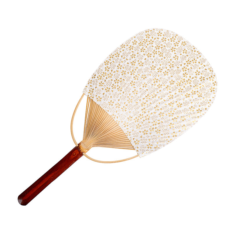 Éventail Japonais Uchiwa Washi Sakura