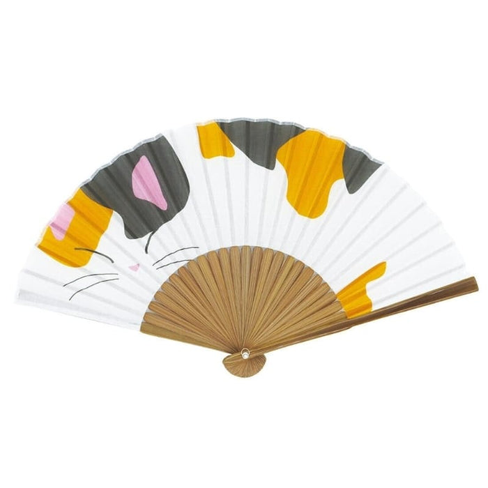 Éventails Japonais Chat