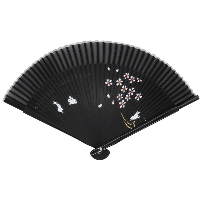 Éventail Japonais Noir