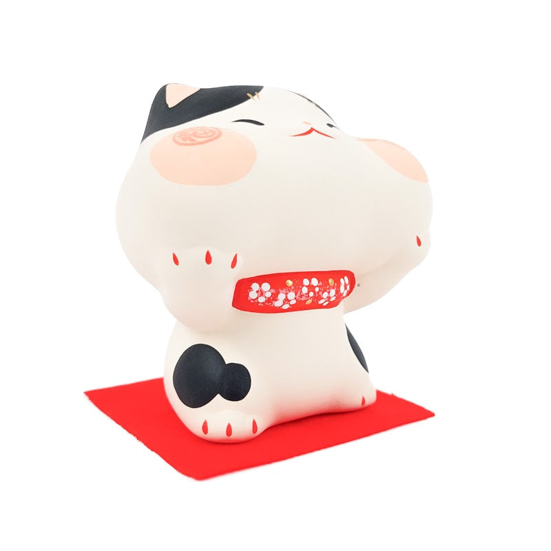 Figurine Chat Plump Cheeks