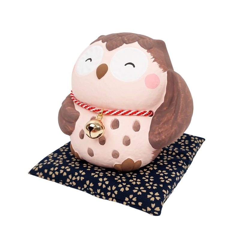 Figurine Chouette Japonaise Bonne Humeur