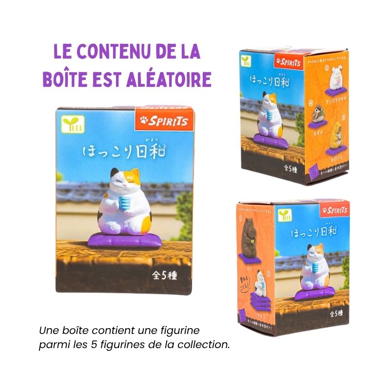 Figurine Gachapon Animal sur Coussin