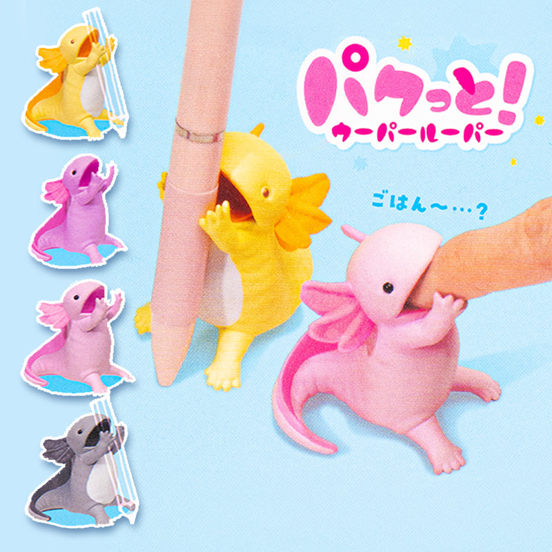 Figurine Gachapon Axolotl Porte-Stylo